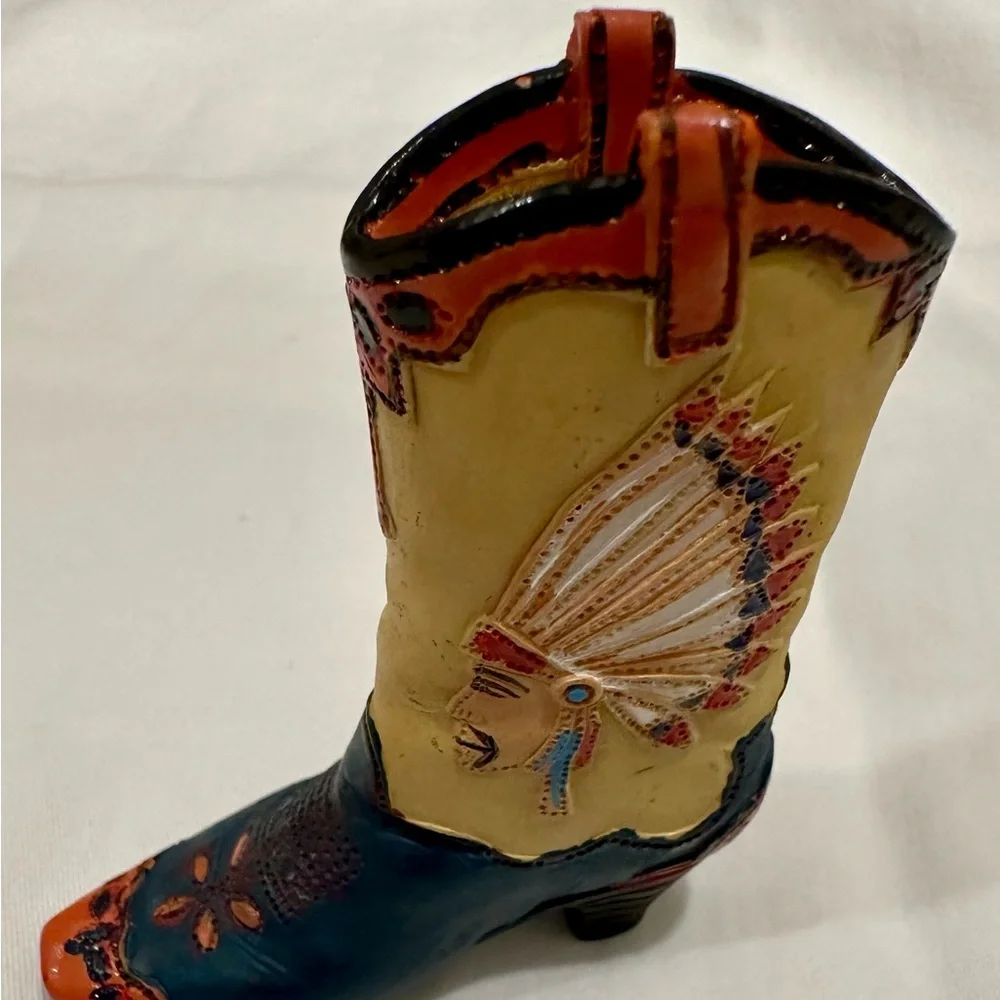 Vintage Cowboy Boot miniature Figurines